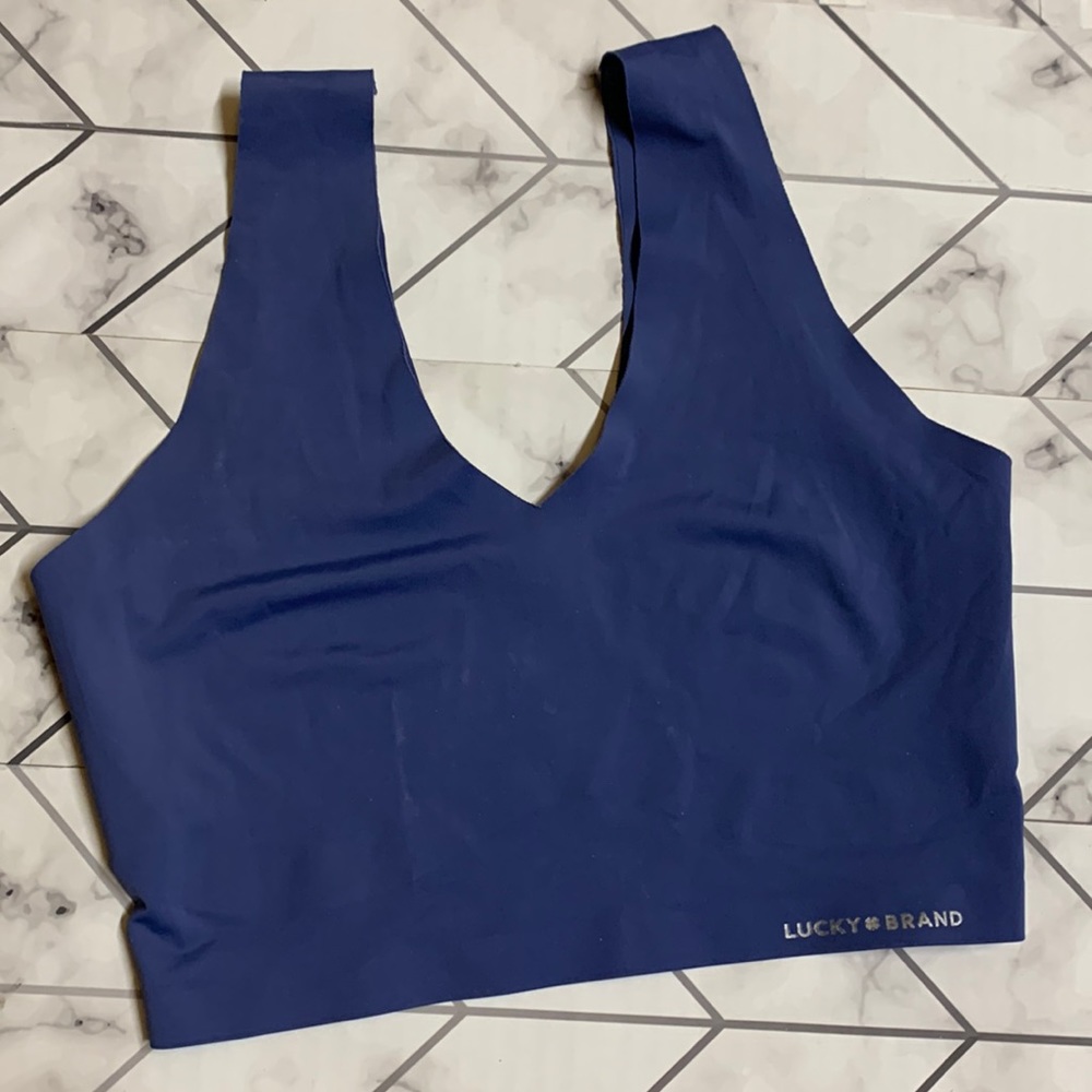 Lucky Brand nylon and spandax bra. Small